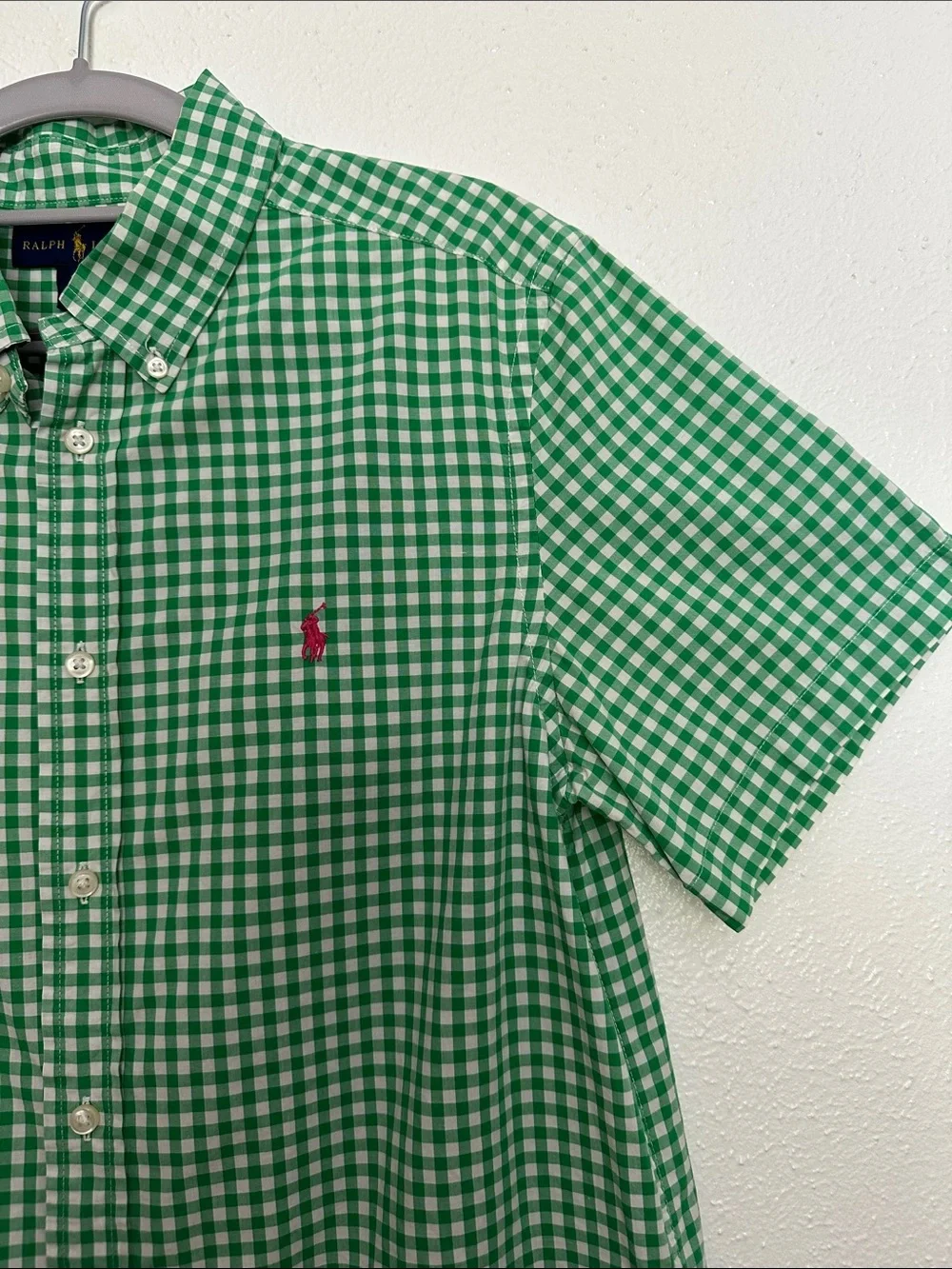 Ralph Lauren Big Boys Checkered Short Sleeve Shirt